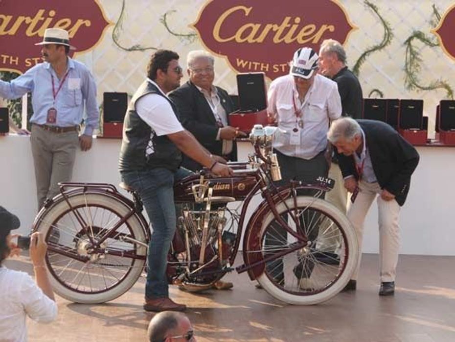 Best Motorcycle of the show, the 1915 Indian