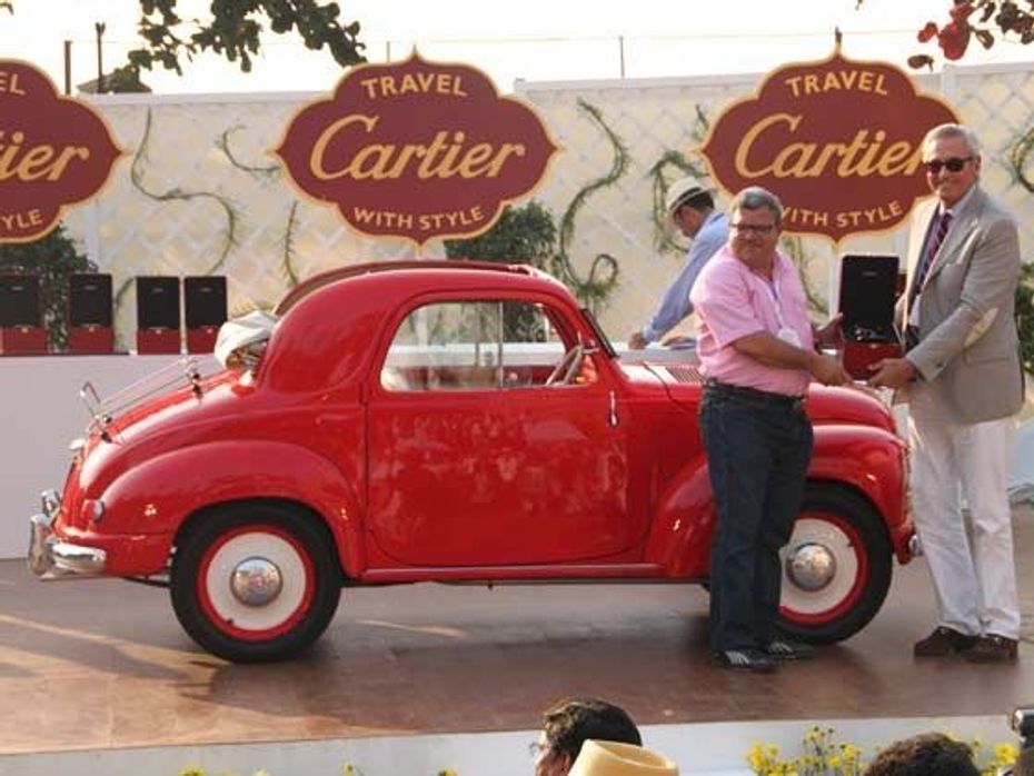 Winner of the Indian Heritage category, 1949 Fiat 500C