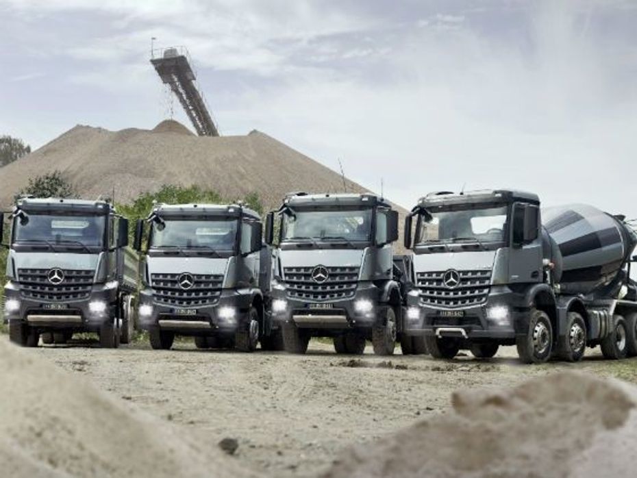 The Arocs range of trucks
