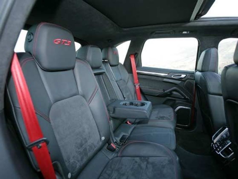 2013 Porsche Cayenne GTS rear passenger legroom