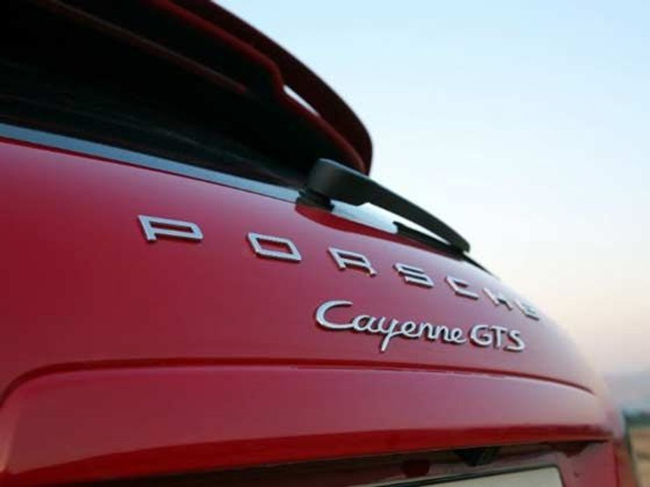 Porsche Cayenne GTS badging