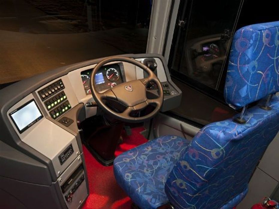 Driver cabin of the Metrolink