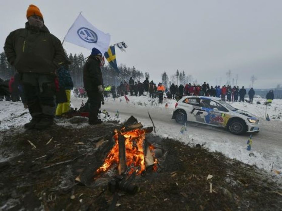 Volkswagen Polo R WRC at the 2013 Rally Sweden