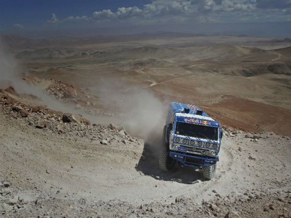 Russian team Kamaz, winner of te 2013 Dakar Rally Truck Category