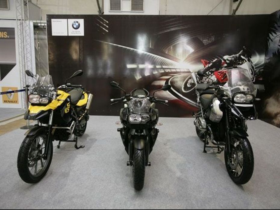 BMW motorcycles at MIMS 2013