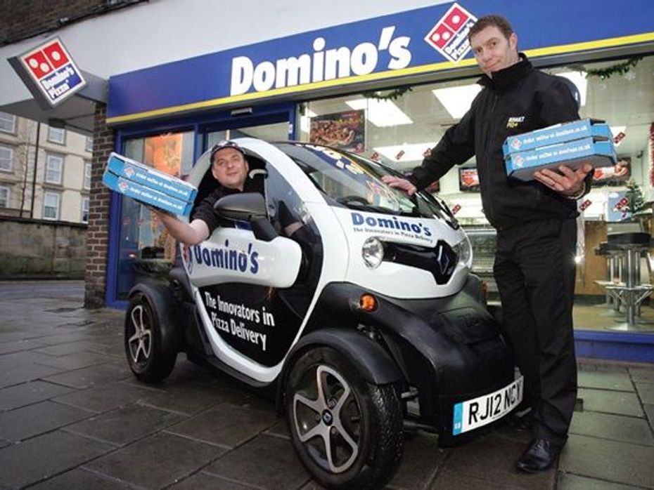 Renault Twizy joins Dominos pizza delivery service