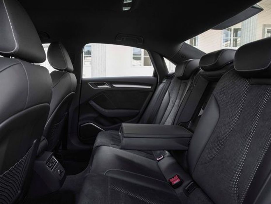 Audi A3 saloon rear seating