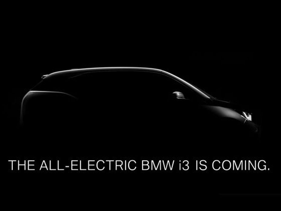 BMW i3 electric car teaser image