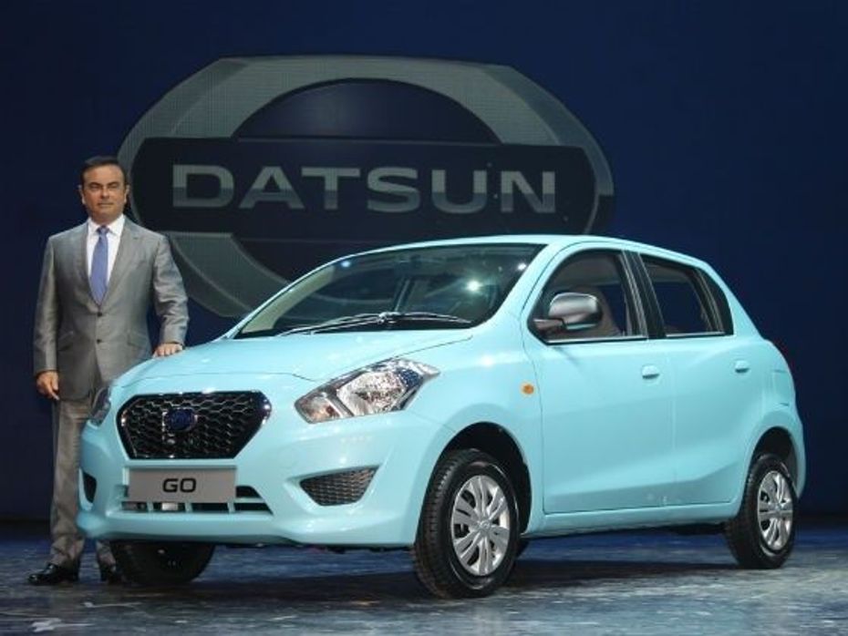 Carlos Ghosn at Datsun unveiling