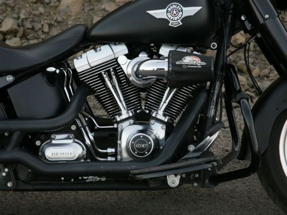 The Fatboy Special had the optional Screamin Eagle air-filter & exhaust system