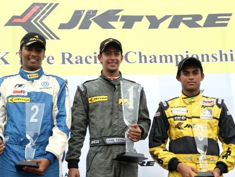 winners of the JK Racing India Series