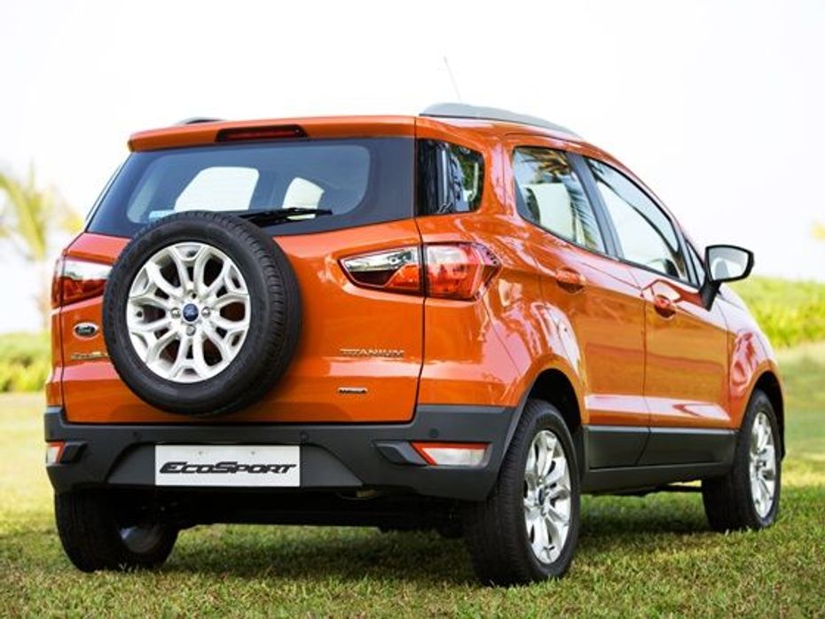 Ford EcoSport rear profile