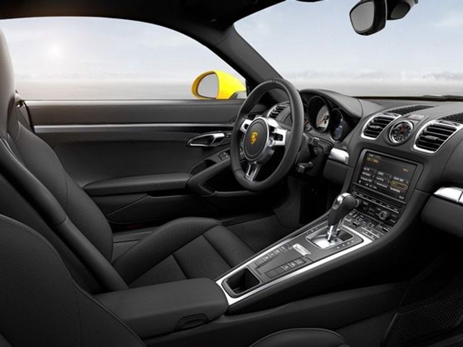 New Porsche Cayman S interiors