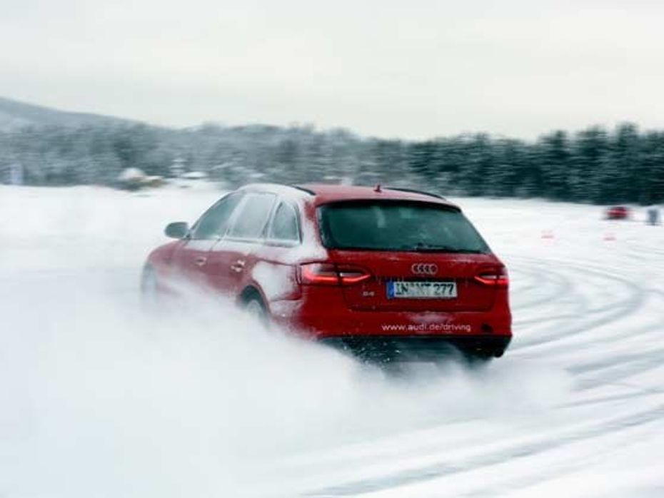 Audi Ice Drive Experience : Four-wheel Ballet - ZigWheels