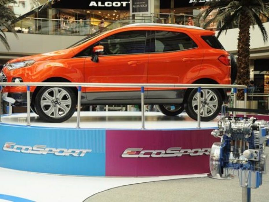Side shot of the Ford EcoSport