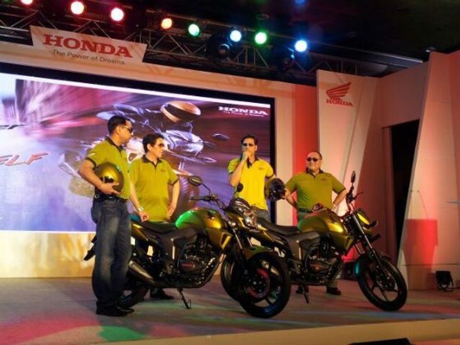 Honda CB Trigger being unveiled