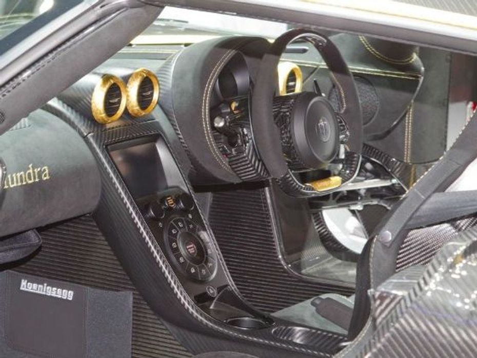 Interiors of the Koenigsegg Agera S Hundra