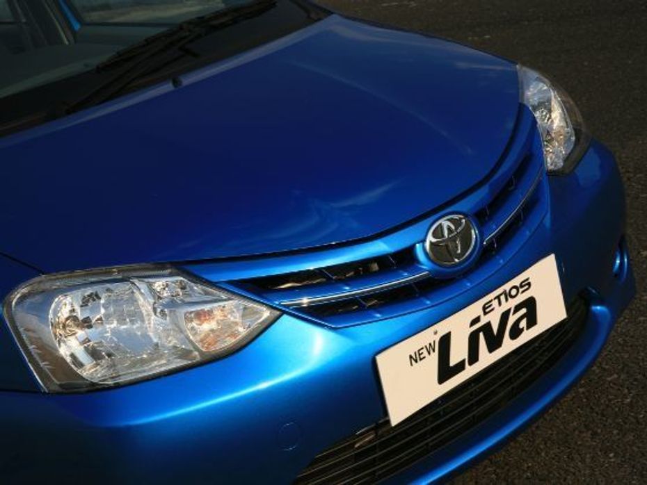 New Toyota Etios and Liva front