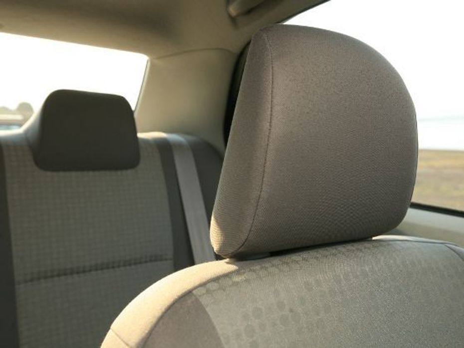 New Toyota Etios and Liva interior hear restraint