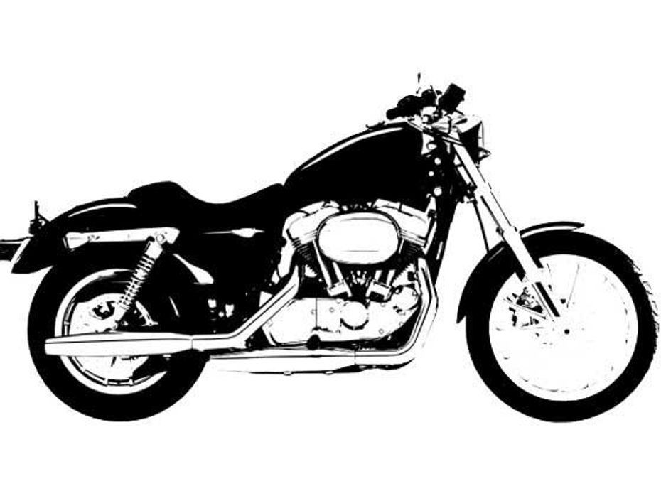 Rendition of  Harley-Davidson 500