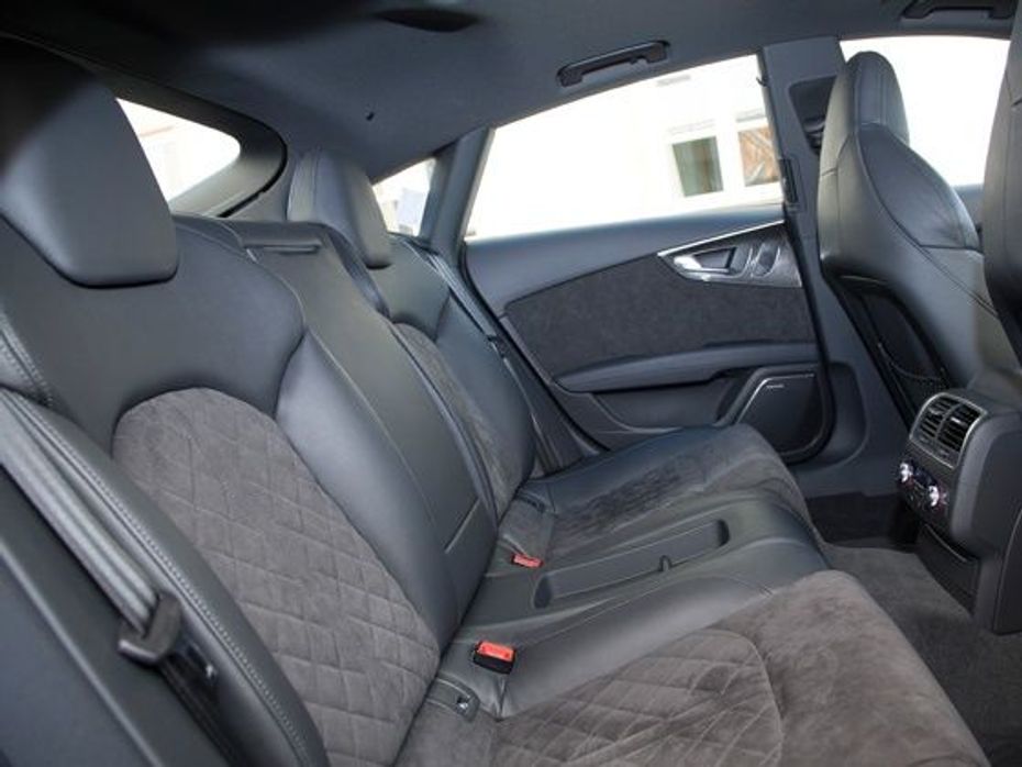 Audi S7 rear passenger seating