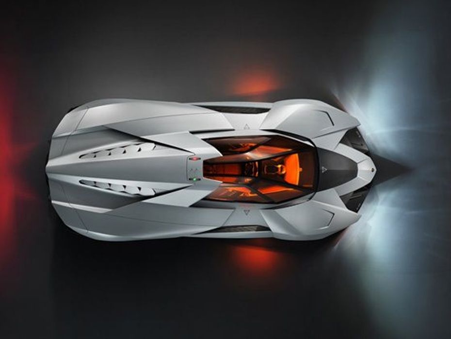 Lamborghini Egoista concept top view