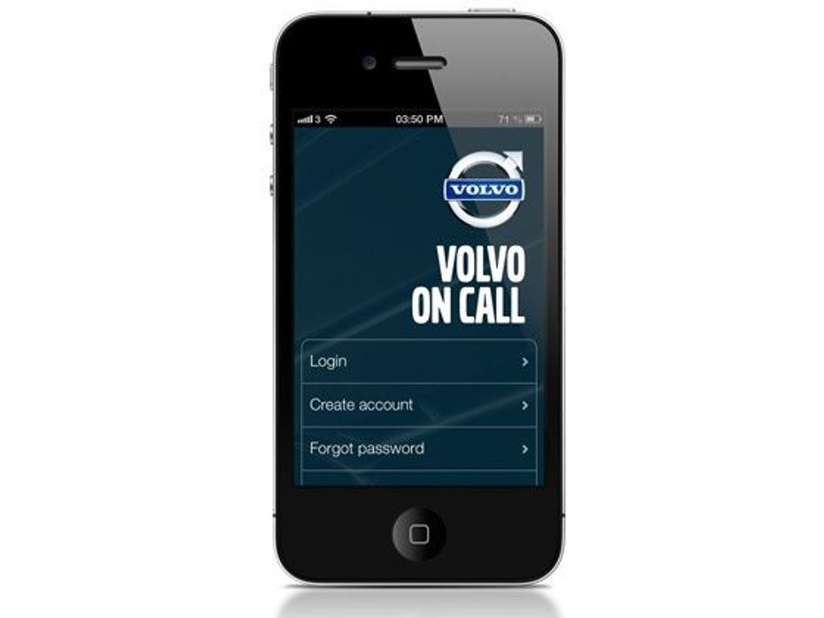 Volvo on Call mobile app