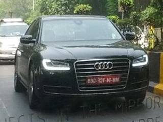 ZigWheels Exclusive: All-new Audi A8 Spotted Testing in Mumbai