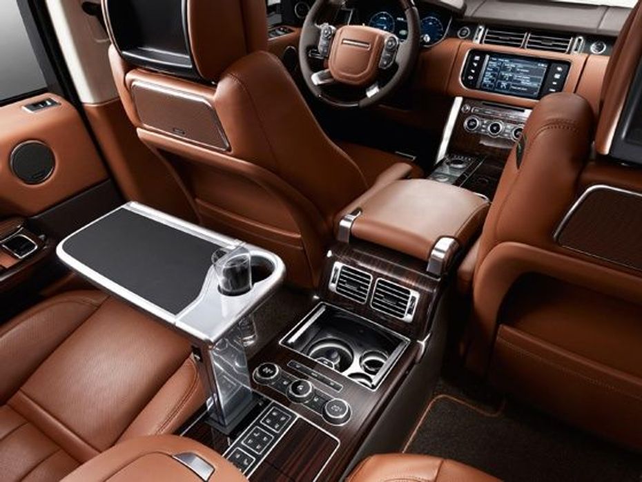 Range Rover long wheelbase interior shot