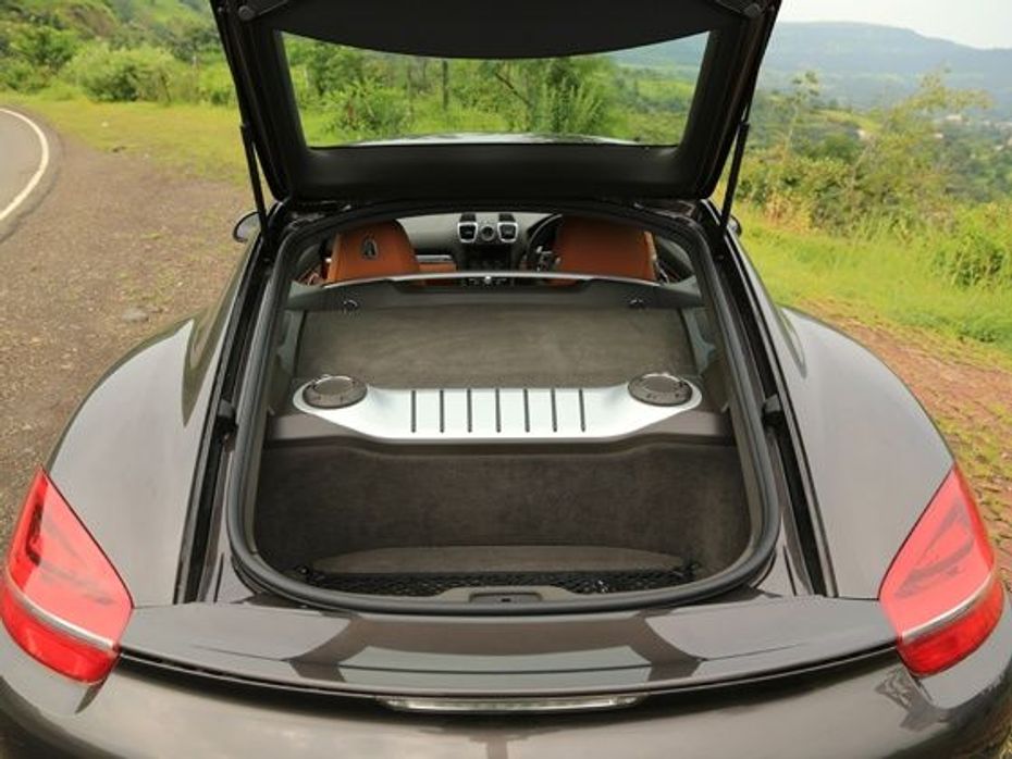 Porsche Cayman S rear hatch