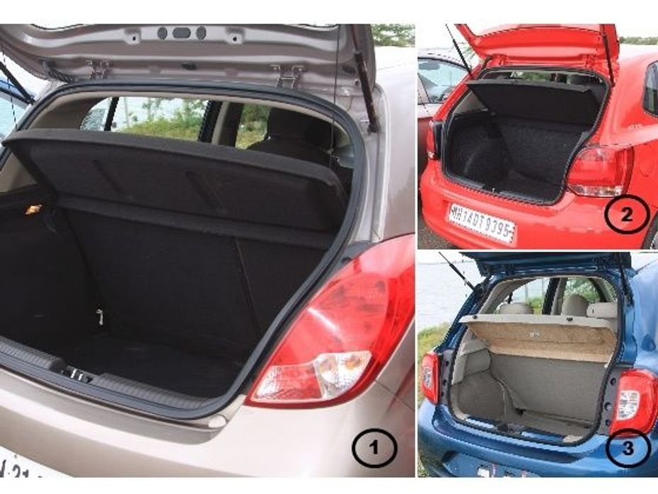 Automatic hatchbacks boot space