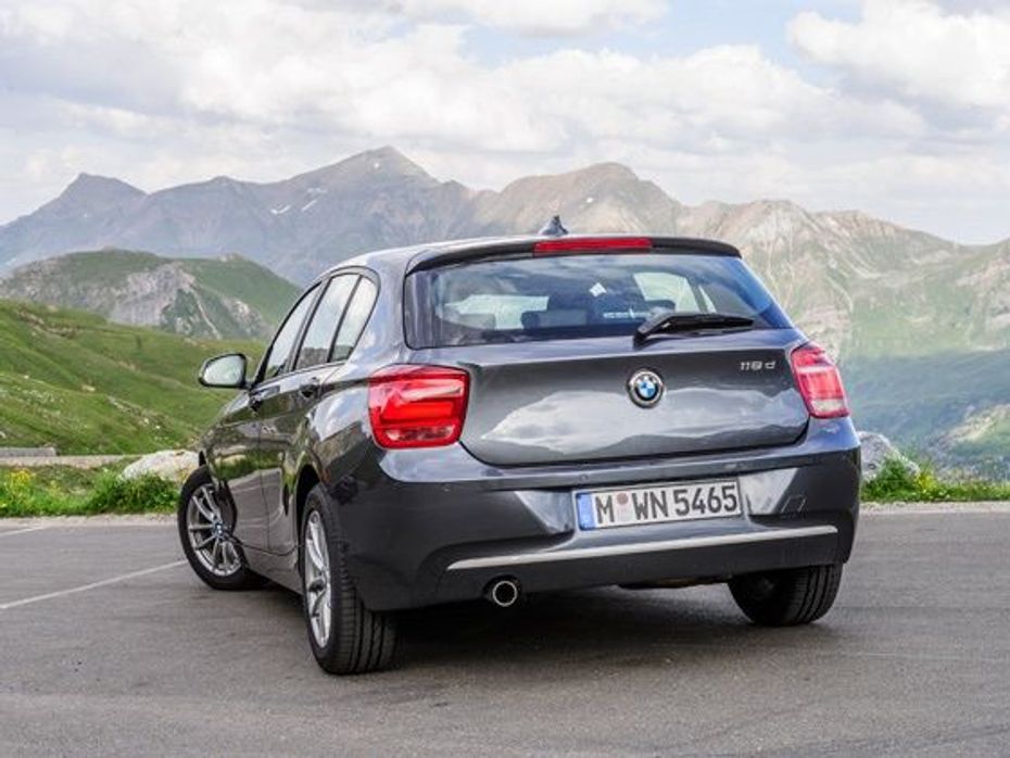 BMW 1-series rear profile
