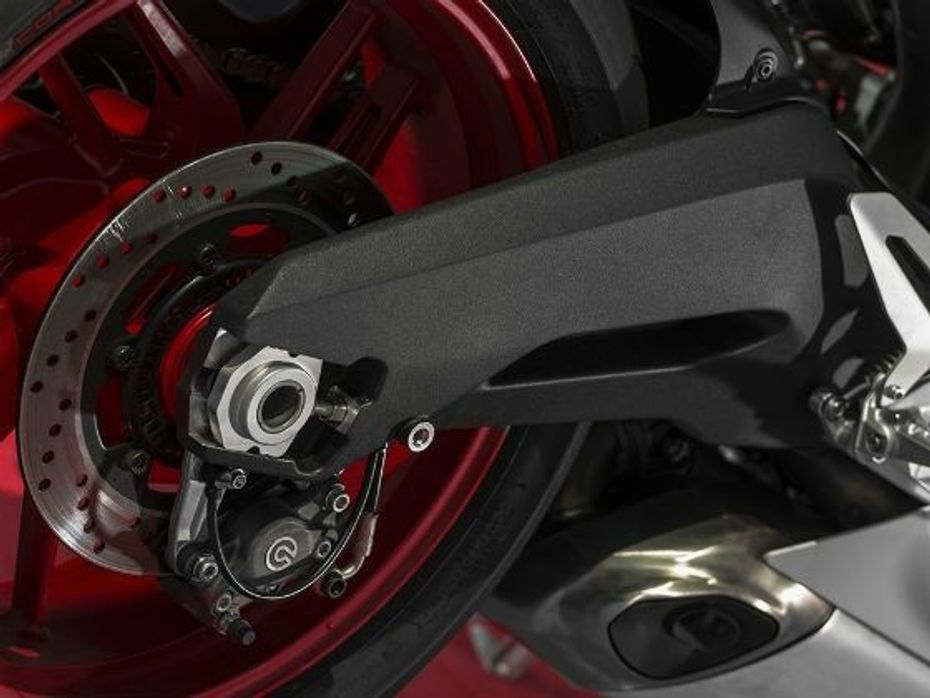 Double-sided swingarm would not appeal to many