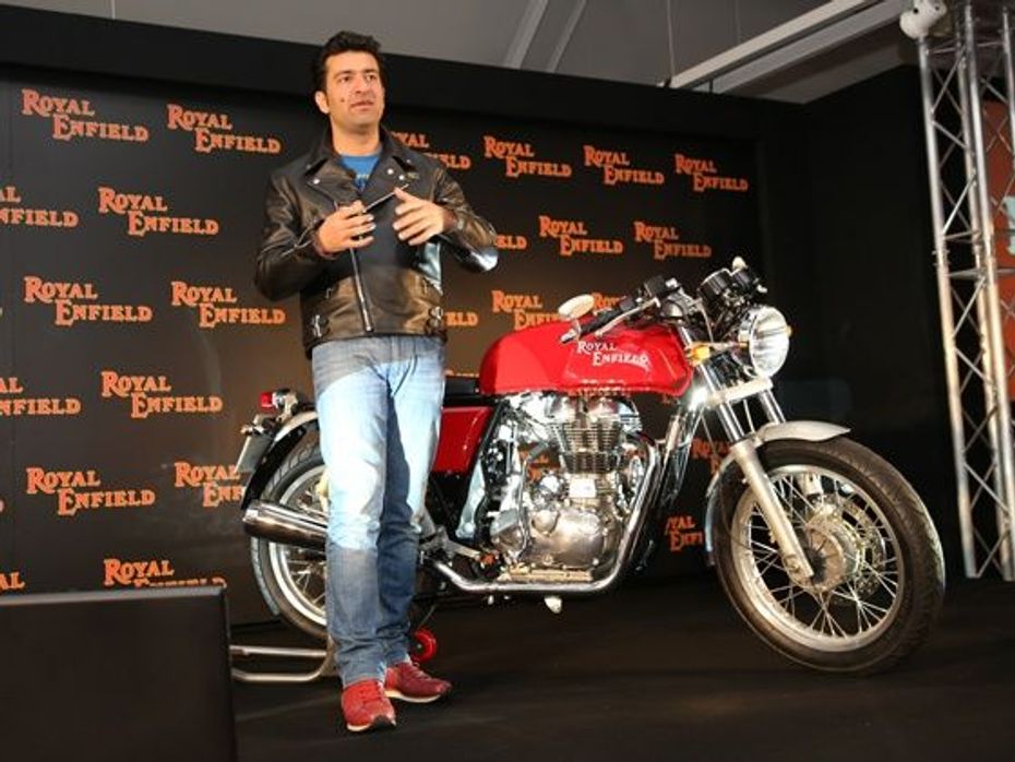 Siddartha Lal at the Continental GT press conference