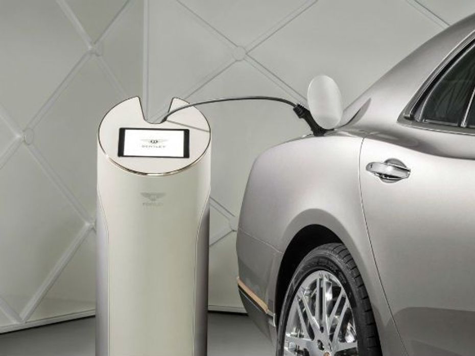 Bentley Mulsanne Plug-in charging station