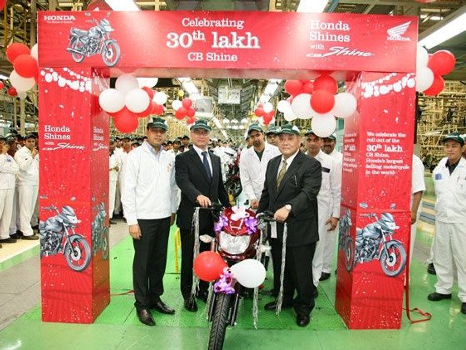 Honda CB Shine touches 30 lakh mark