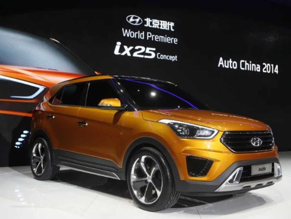 Hyundai ix25 unveiled at the 2014 Beijing Motor Show