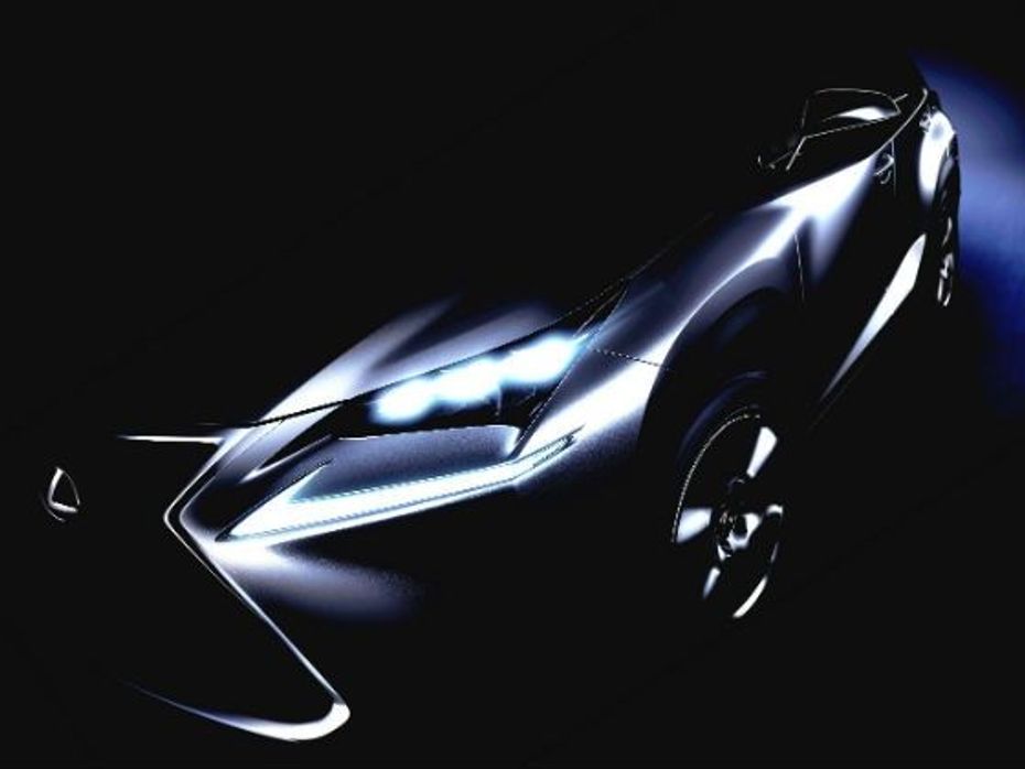Lexus NX compact SUV image teased