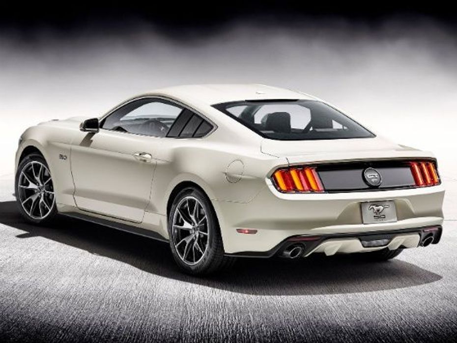 Ford Mustang 50 year limited edition rear