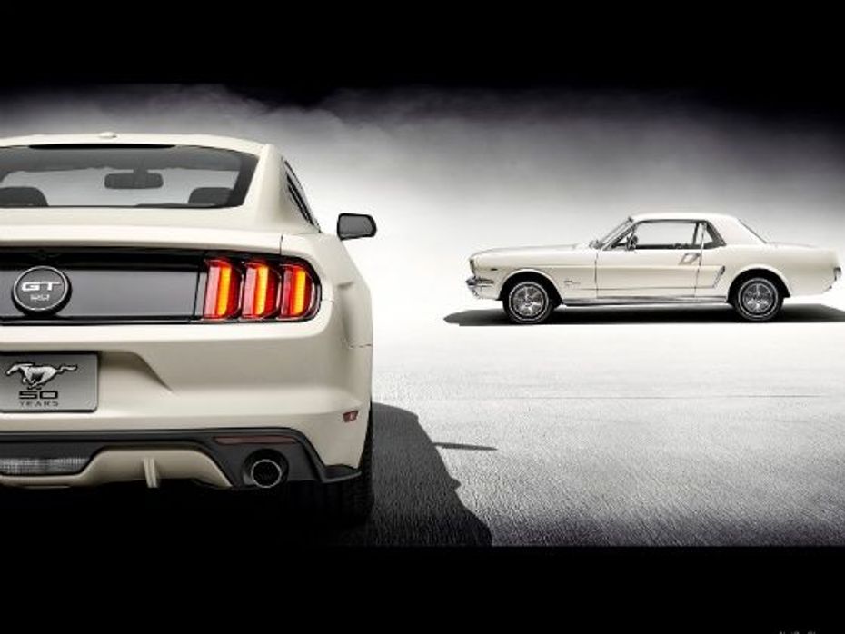 Ford Mustang 50 year limited edition with Mustang 0001