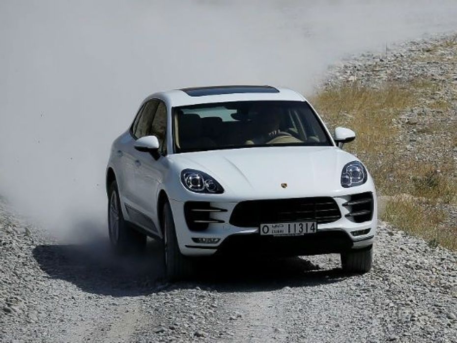 Porsche Macan Turbo action shot