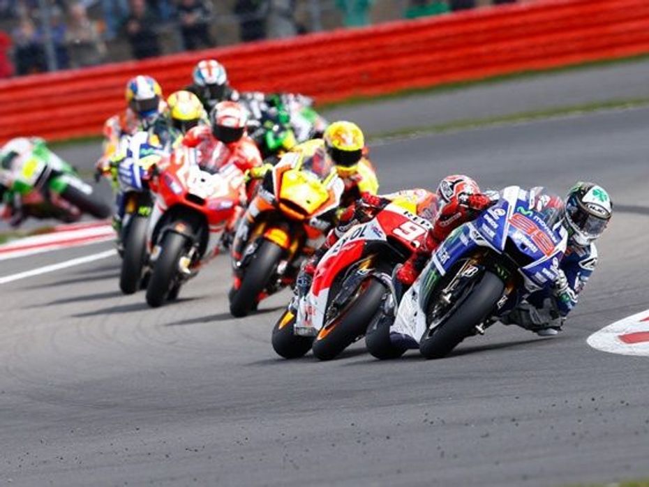 2014 British MotoGP action pic
