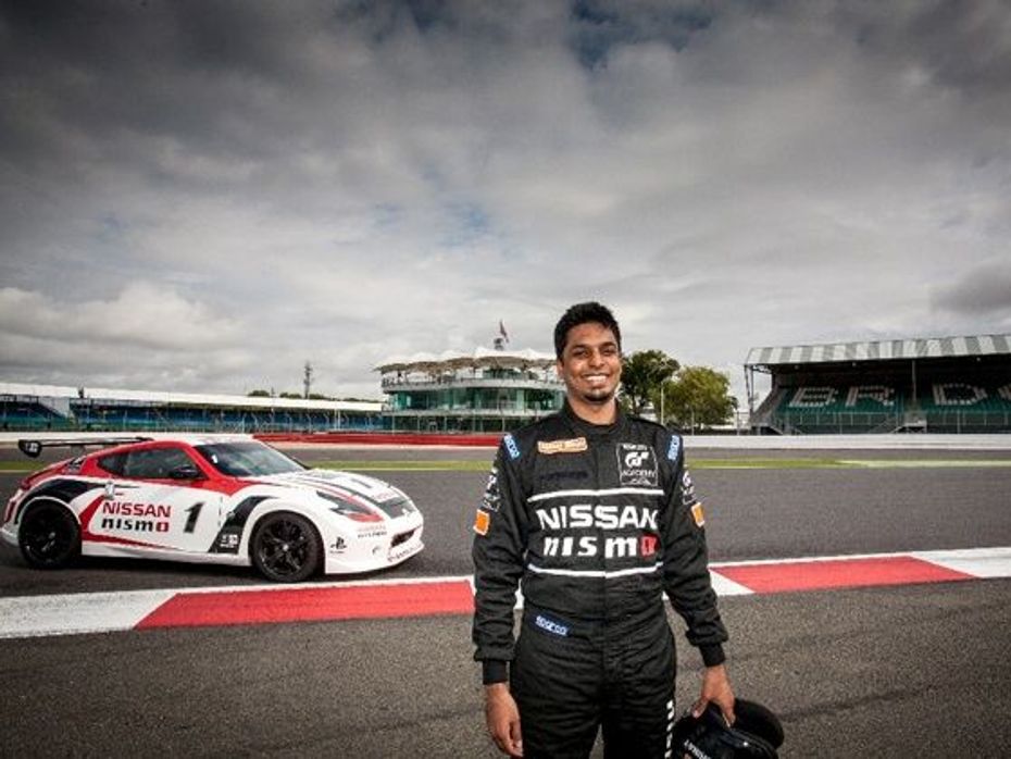 Abhinay Bikkani, podium finisher Nissan Playstation GT Academy 2014 Race Camp