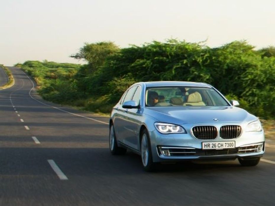 BMW ActiveHybrid 7 L in action