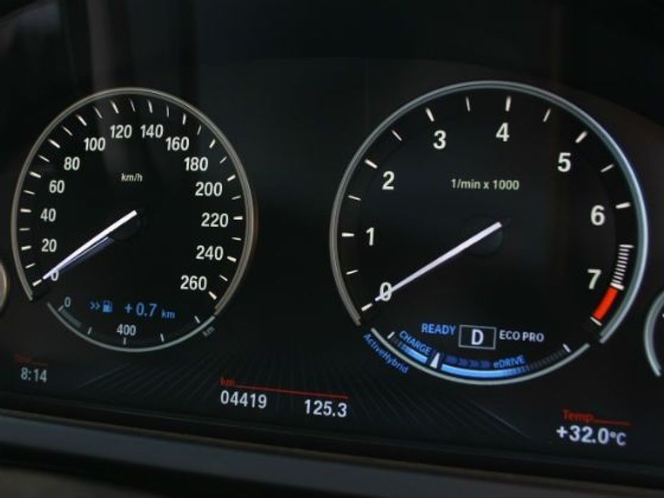 BMW ActiveHybrid 7 Eco Pro mode