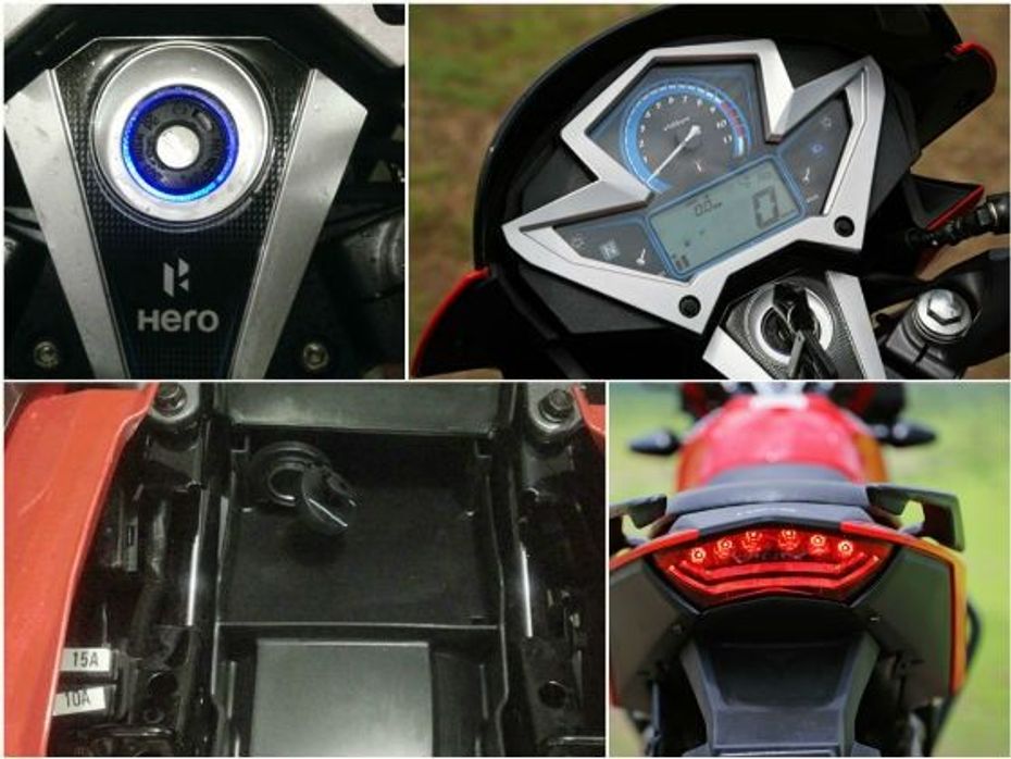 2014 Hero Xtreme - Instrumentation and features