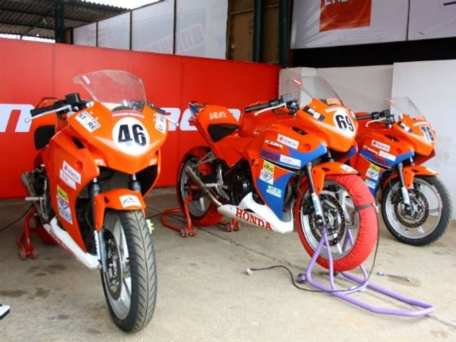 Race-prepped Honda CBR250R