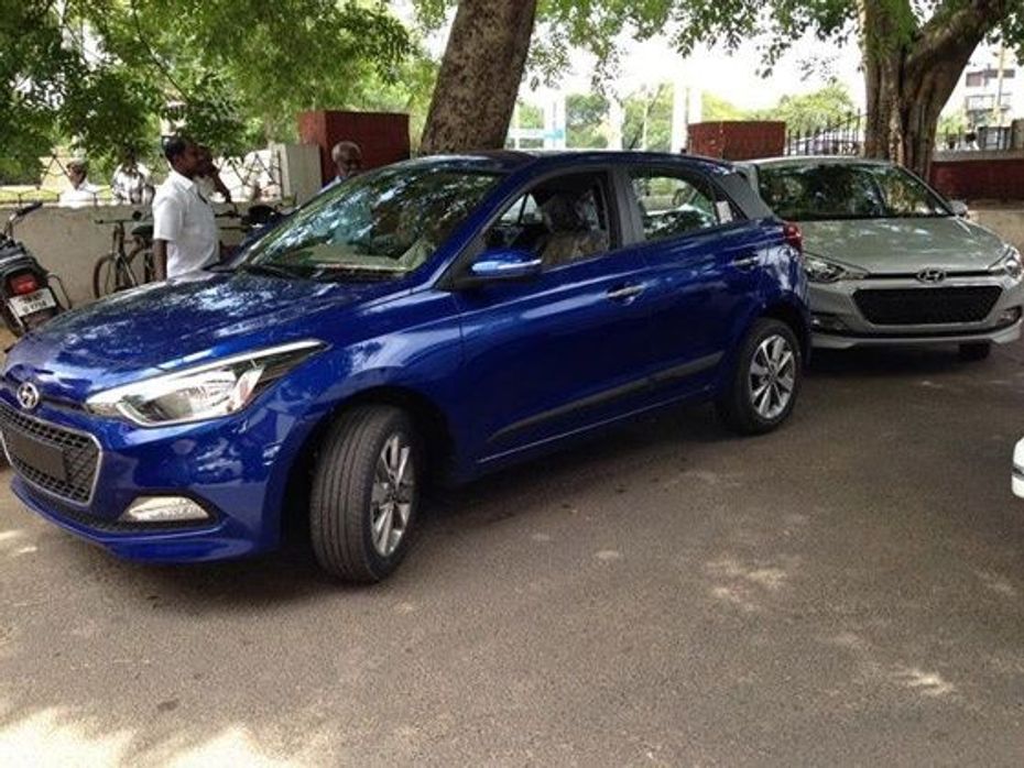 Hyundai Elite i20 spied in India
