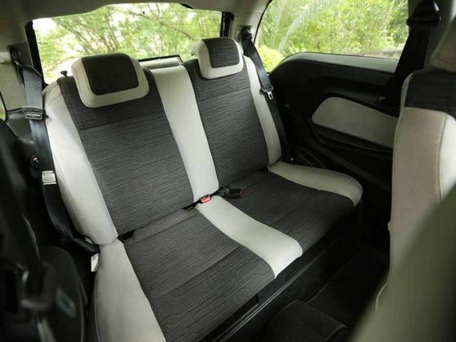Mahindra Reva e2o review rear seats