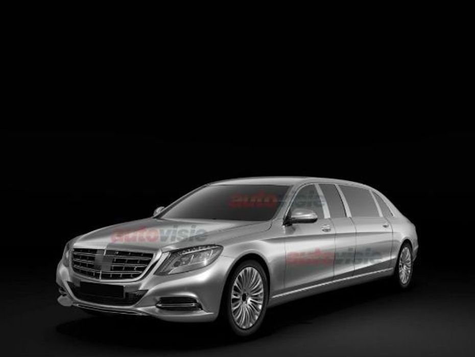 Mercedes-Benz S-Class Pullman patent images leaked